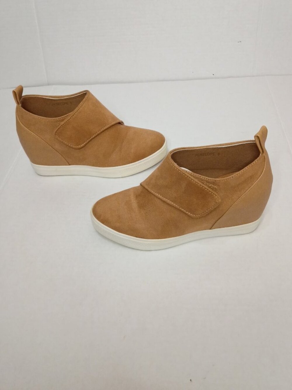 CCOCCI Penelope Tan Wedge Sneaker Booties Size Women's 6 - Picture 2 of 11